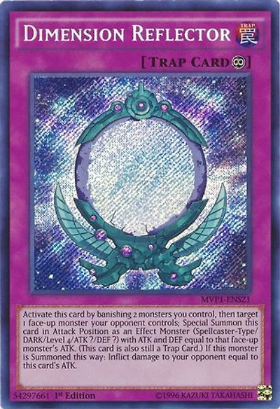 Dimension Reflector - MVP1-ENS21 - Secret Rare - 1st Edition