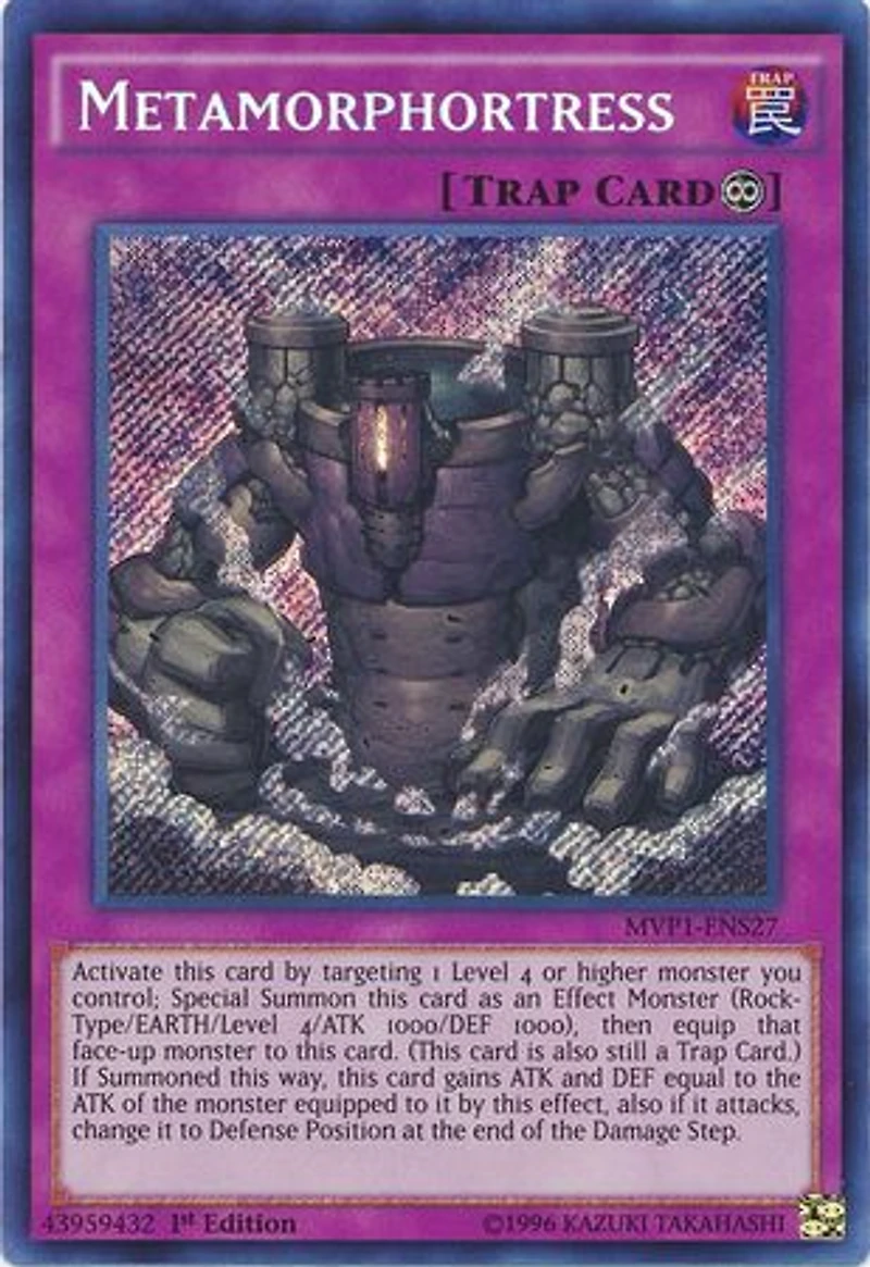Metamorphortress - MVP1-ENS27 - Secret Rare - 1st Edition