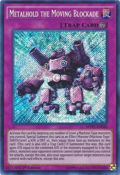 Metalhold the Moving Blockade - MVP1-ENS30 - Secret Rare - 1st Edition