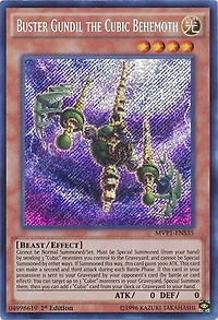 Buster Gundil the Cubic Behemoth - MVP1-ENS35 - Secret Rare - 1st Edition