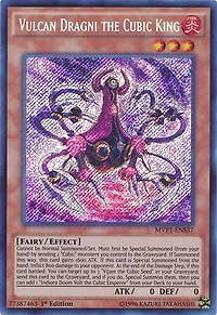 Vulcan Dragni the Cubic King - MVP1-ENS37 - Secret Rare - 1st Edition