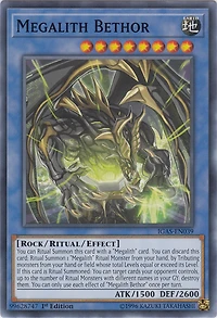 Megalith Bethor - IGAS-EN039 - Common - 1st Edition