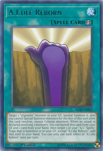 A.I.dle Reborn - IGAS-EN052 Rare 1st Edition