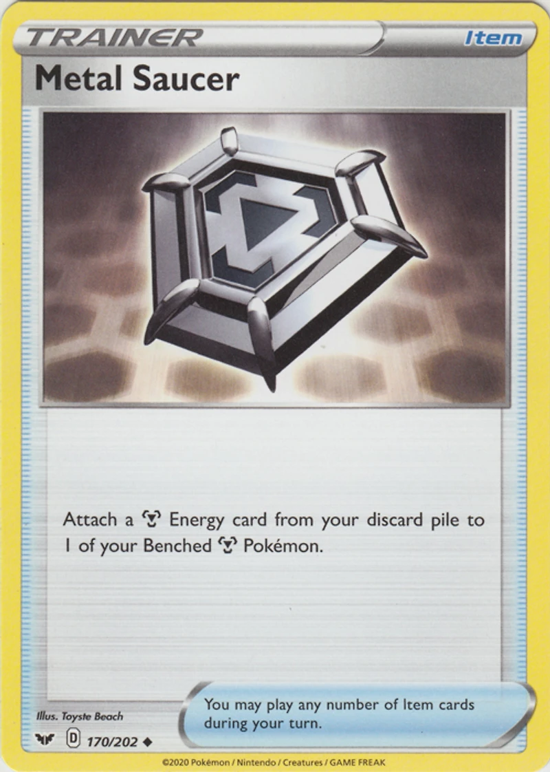 Metal Saucer - 170/202 - Uncommon