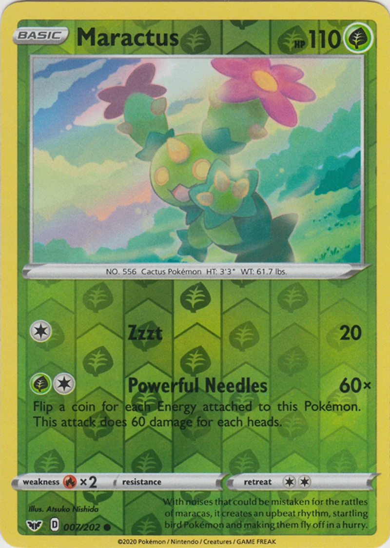 Maractus - 007/202 Common Reverse Holo