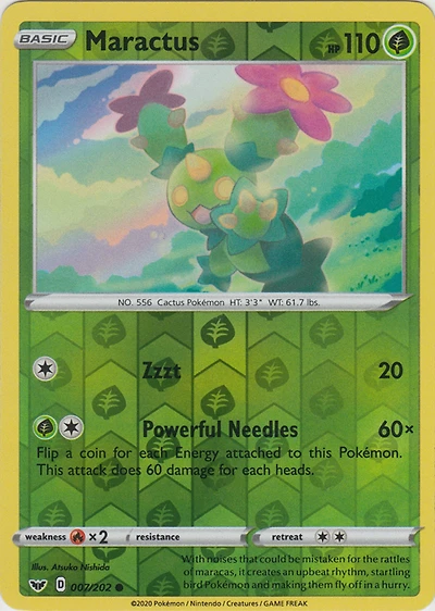 Maractus - 007/202 Common Reverse Holo