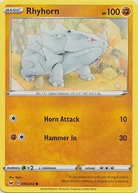 Rhyhorn - 096/202 Common