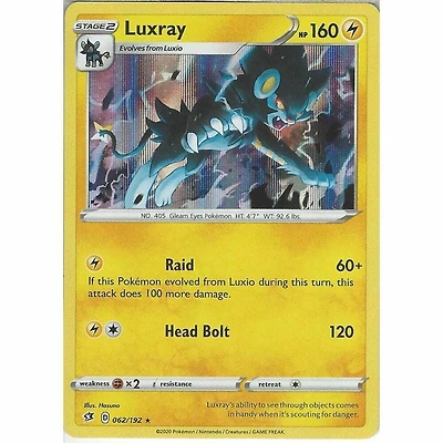Luxray - 062/192 - Holo Rare
