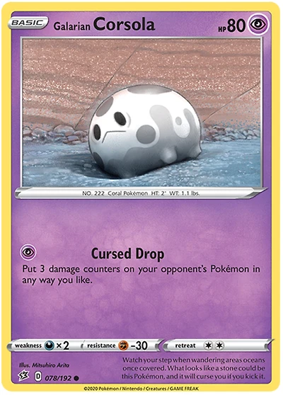 Galarian Corsola - 078/192 - Common