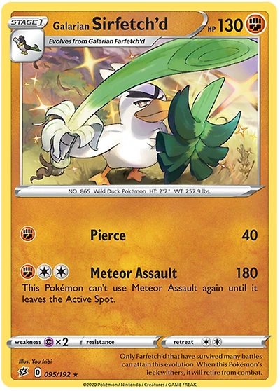 Galarian Sirfetch'd - 095/192 - Holo Rare