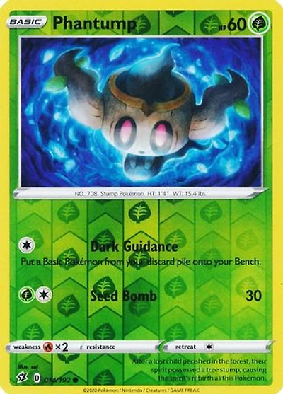 Phantump - 014/192 - Common - Reverse Holo