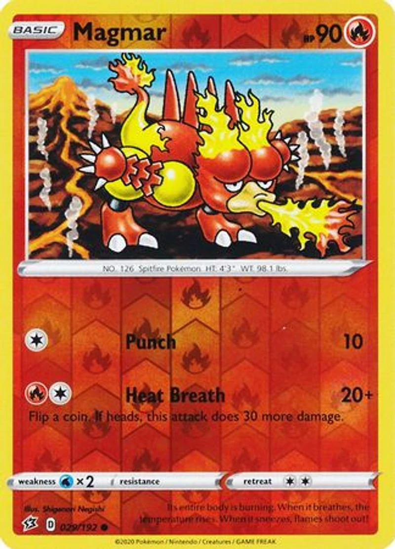 Magmar - 029/192 - Common - Reverse Holo