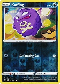 Koffing - 112/192 - Common - Reverse Holo