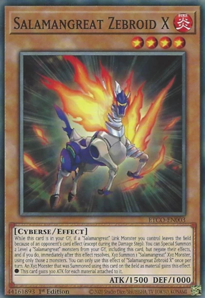 Salamangreat Zebroid X - ETCO-EN003 - Common - 1st Edition