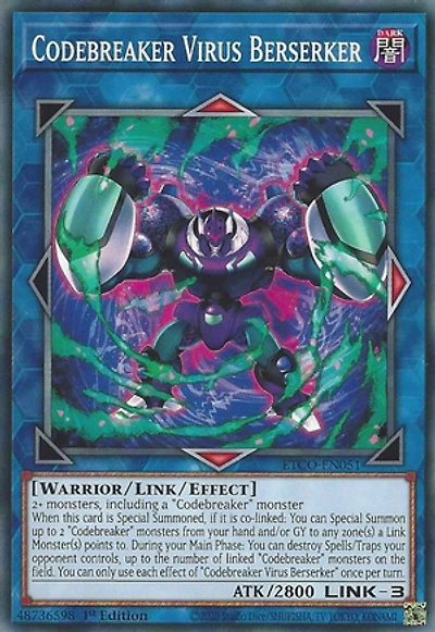 Codebreaker Virus Berserker - ETCO-EN051 - Common - 1st Edition