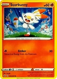Scorbunny - 030/202 Cosmos Holo Collectors Chest Promo