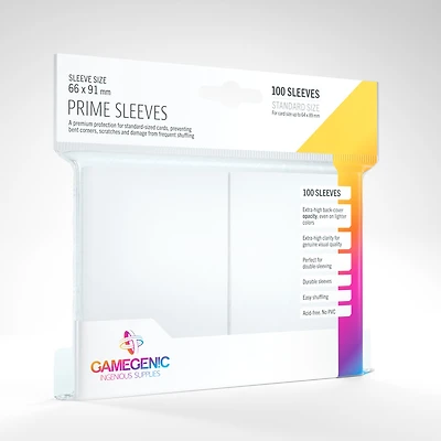 Gamegenic - Prime Sleeves - White (100)