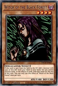 Witch of the Black Forest - TOCH-EN027 - Rare - 1st Edition