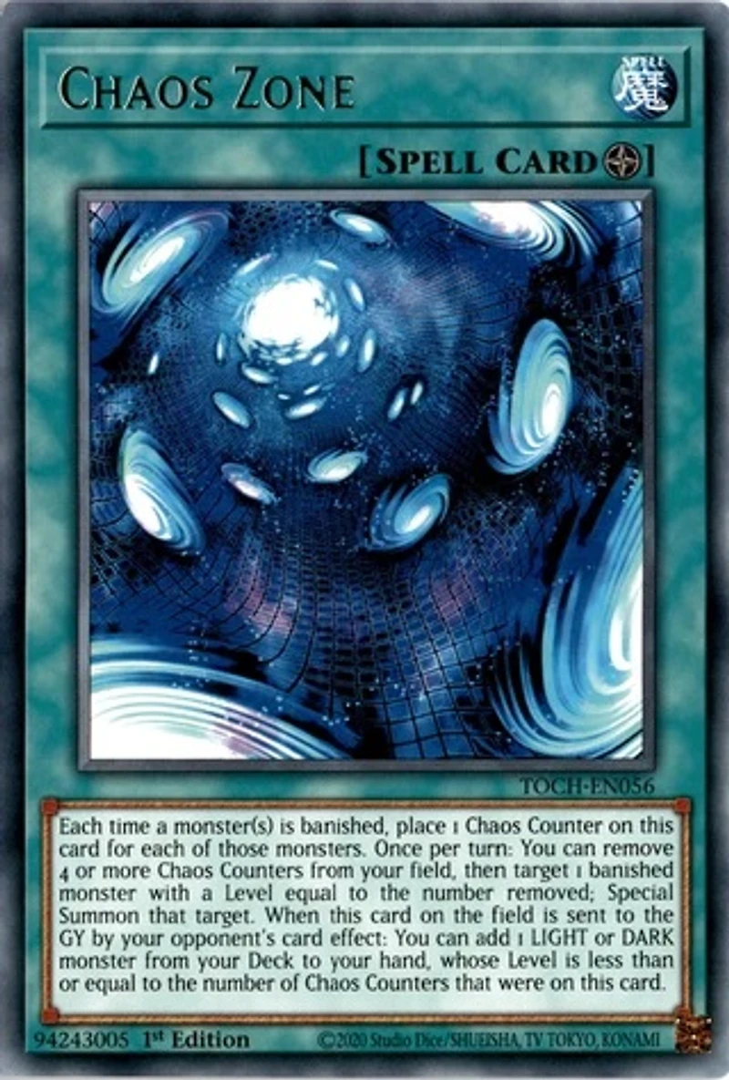 Chaos Zone - TOCH-EN056 - Rare - 1st Edition