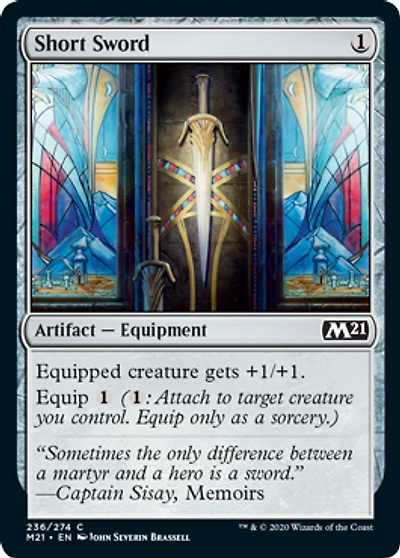 Short Sword - Foil