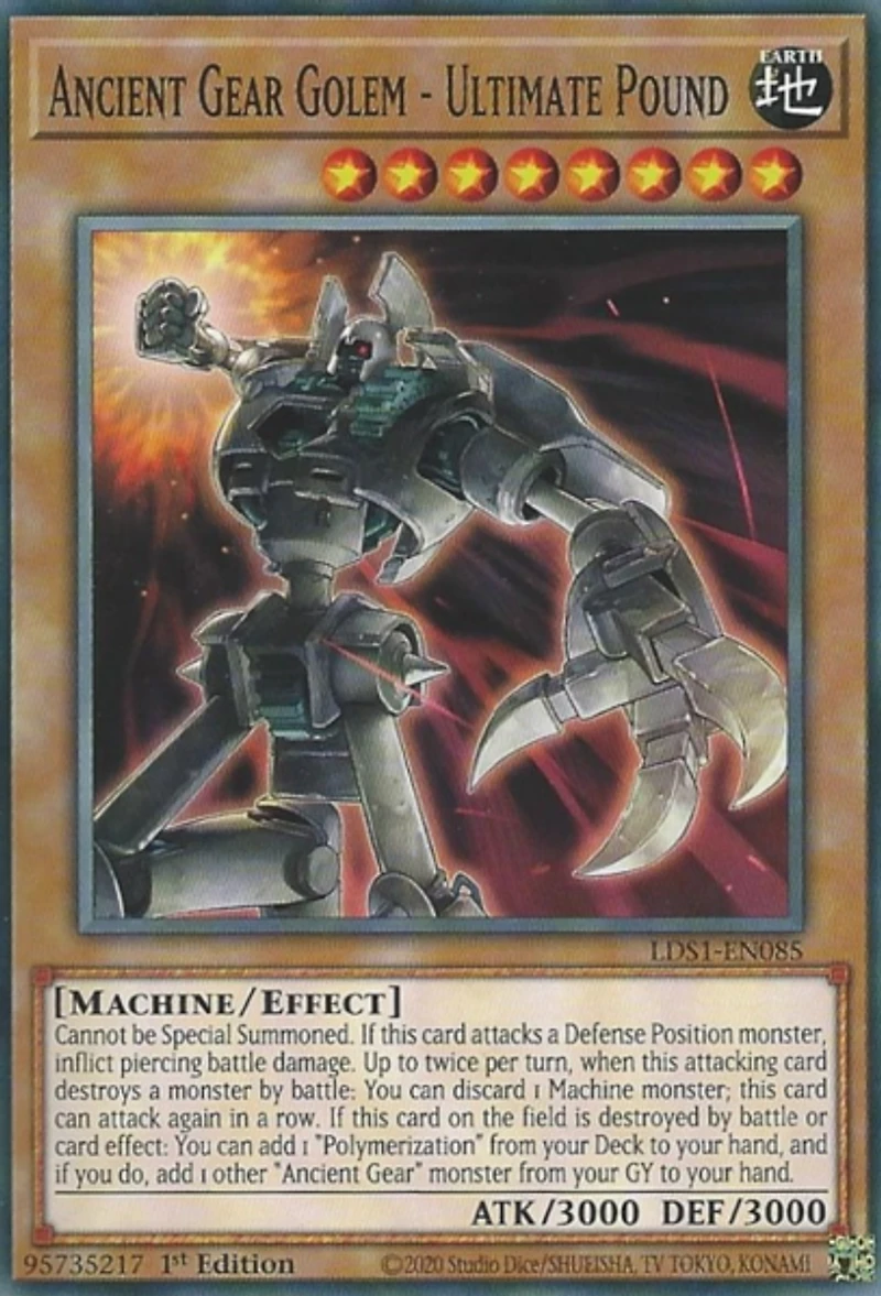 Ancient Gear Golem - Ultimate Pound - LDS1-EN085 - Common - 1st Edition