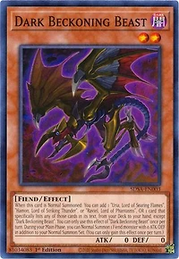 Dark Beckoning Beast - SDSA-EN003 - Common - 1st Edition