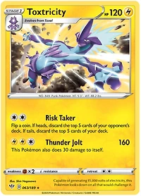 Toxtricity - 063/189 - Holo Rare