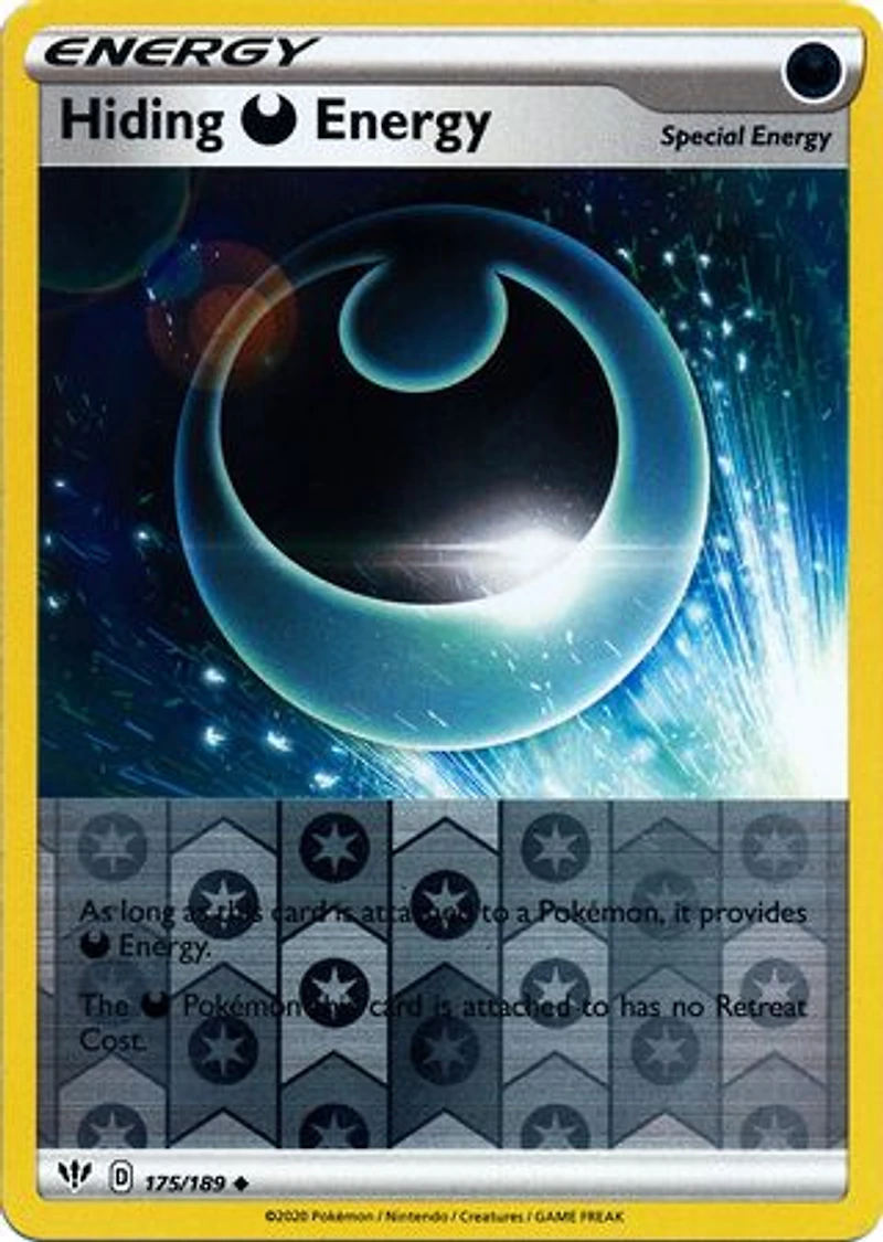 Hiding D Energy - 175/189 - Uncommon - Reverse Holo
