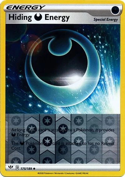 Hiding D Energy - 175/189 - Uncommon - Reverse Holo