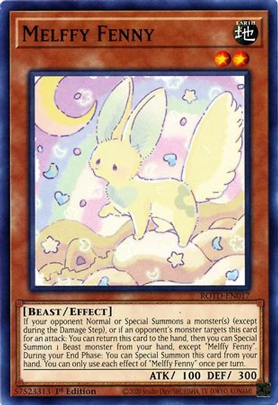 Melffy Fenny - ROTD-EN017 - Common - 1st Edition