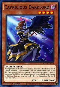 Capricious Darklord - ROTD-EN023 - Common - 1st Edition