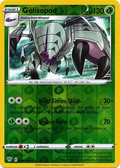 Golisopod - 018/189 - Holo Rare - Reverse Holo