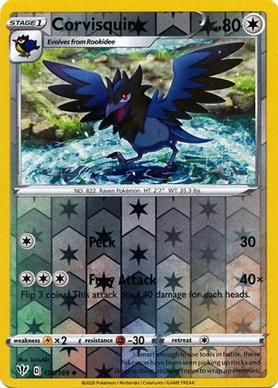 Corvisquire - 155/189 - Uncommon - Reverse Holo