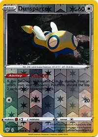 Dunsparce - 137/189 - Common - Reverse Holo