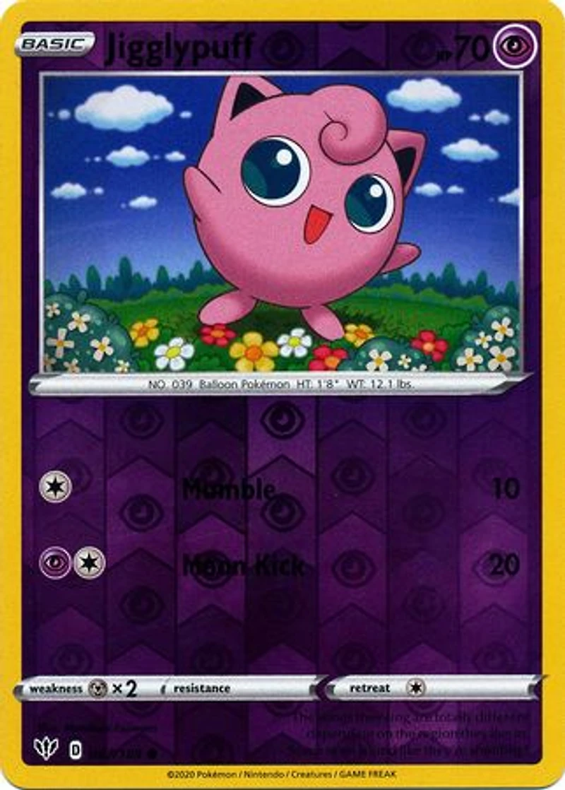 Jigglypuff - 067/189 - Common - Reverse Holo