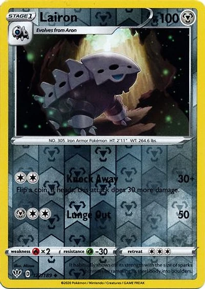 Lairon - 122/189 - Uncommon - Reverse Holo