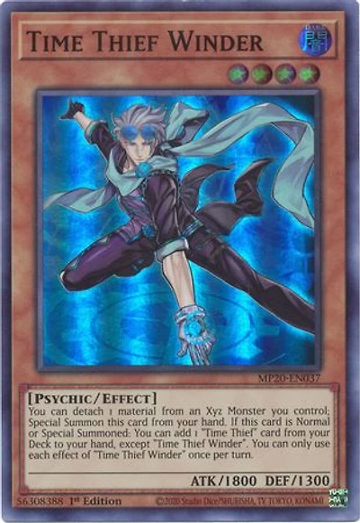 Time Thief Winder - MP20-EN037 - Super Rare - 1st Edition