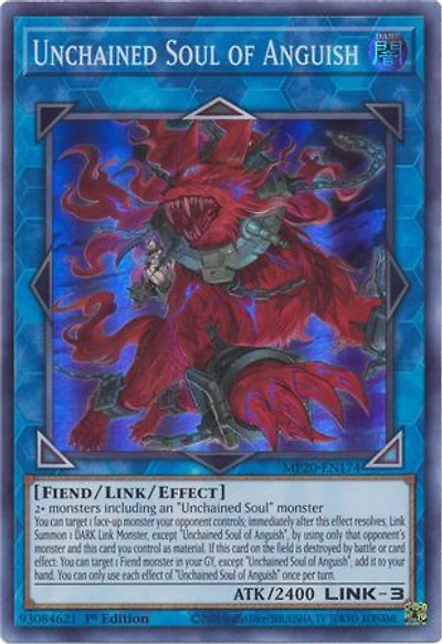 Unchained Soul of Anguish - MP20-EN174 - Super Rare - 1st Edition