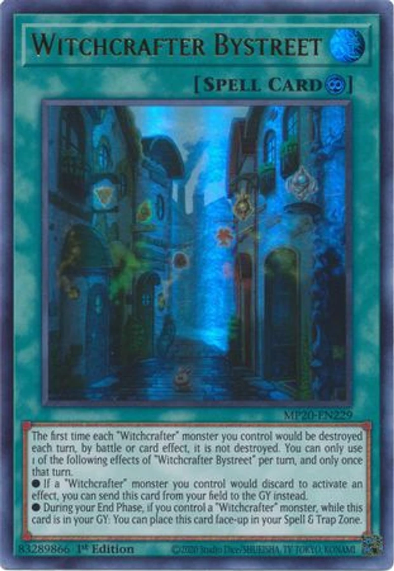 Witchcrafter Bystreet - MP20-EN229 - Ultra Rare - 1st Edition