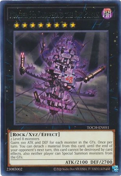 Number 68: Sanaphond the Sky Prison - TOCH-EN051 - Rare - Unlimited Edition