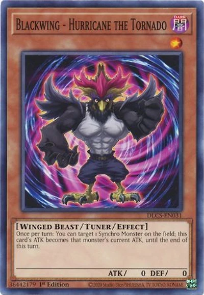 Blackwing - Hurricane the Tornado - DLCS-EN031 - Common - 1st Edition