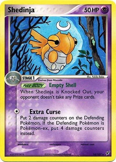 Shedinja - 14/107 - Non-Holo Theme Deck Exclusive