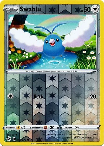 Swablu - 048/073 - Common - Reverse Holo