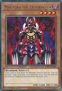 Makyura the Destructor - LED7-EN008 - Rare - 1st Edition