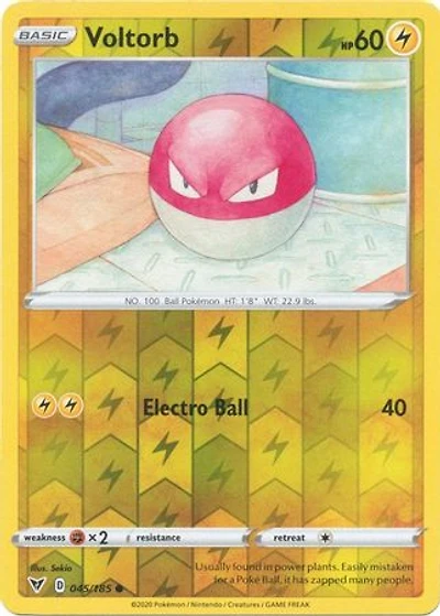 Voltorb - 045/185 - Common - Reverse Holo