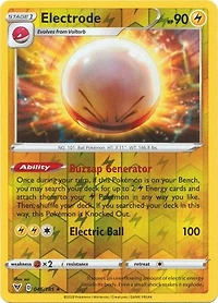 Electrode - 046/185 - Holo Rare - Reverse Holo