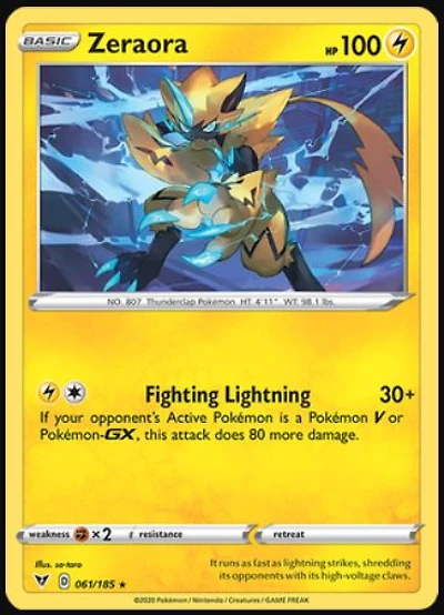 Zeraora - 061/185 - Holo Rare