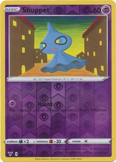 Shuppet - 067/185 - Common - Reverse Holo