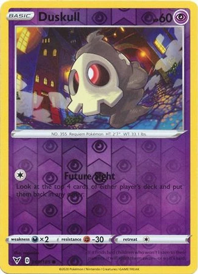Duskull - 069/185 - Common - Reverse Holo