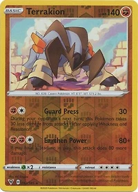 Terrakion - 092/185 - Rare - Reverse Holo